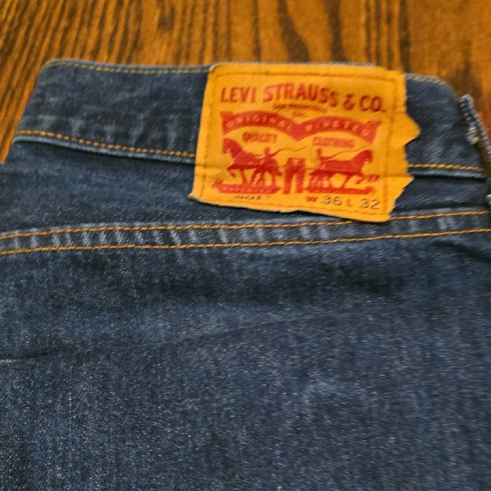 Levi's Dark Blue Denim Jeans